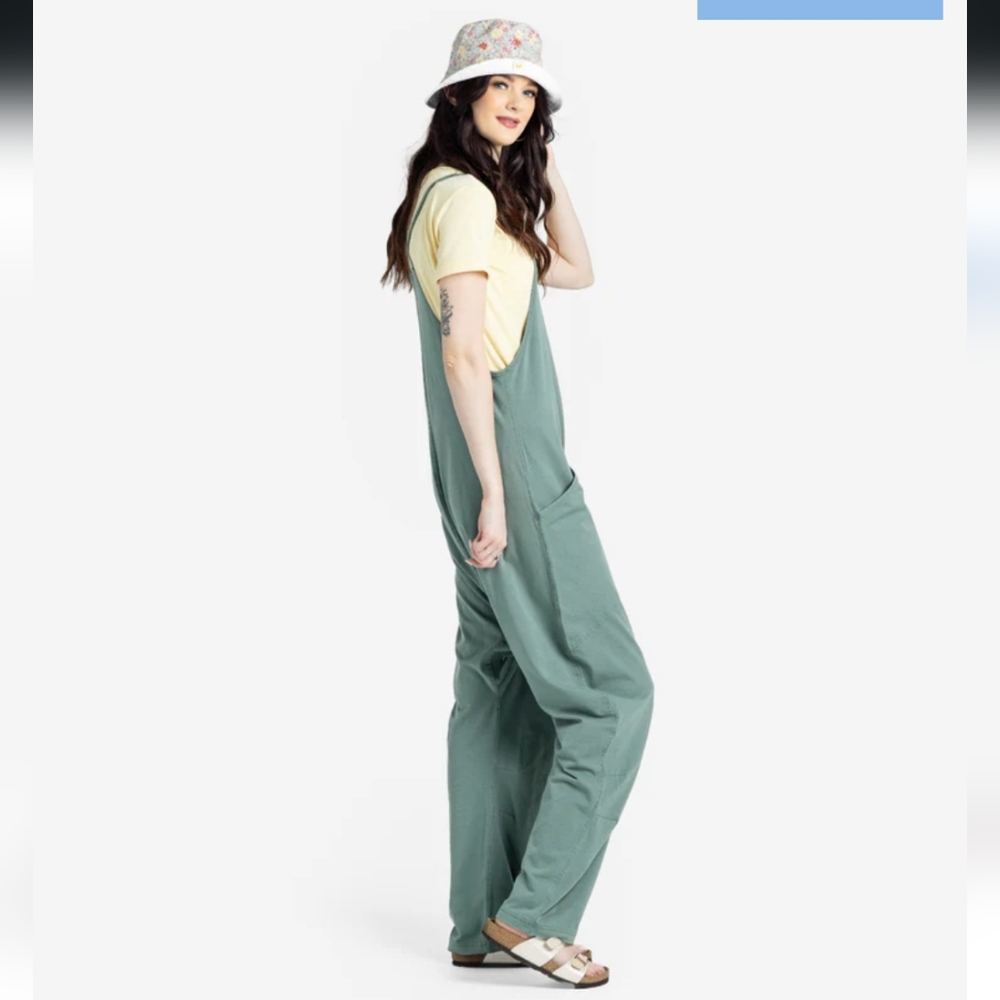 LuLaRoe Bridget Jumpsuit Dark Green Size Medium - Picture 9 of 10